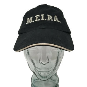 Monkey Fist IPA Shipyard Brewing Baseball Cap Black Cotton OSFM Strap Back Hat